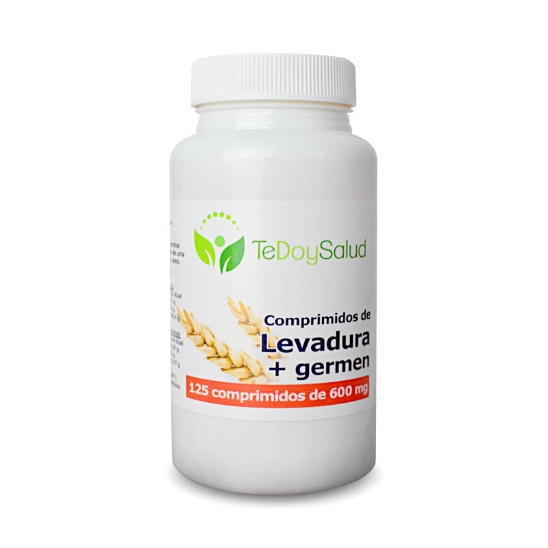 Levadura de Cerveza  + Germen de Trigo - 125Comprimidos / 600Mg. Tedoysalud