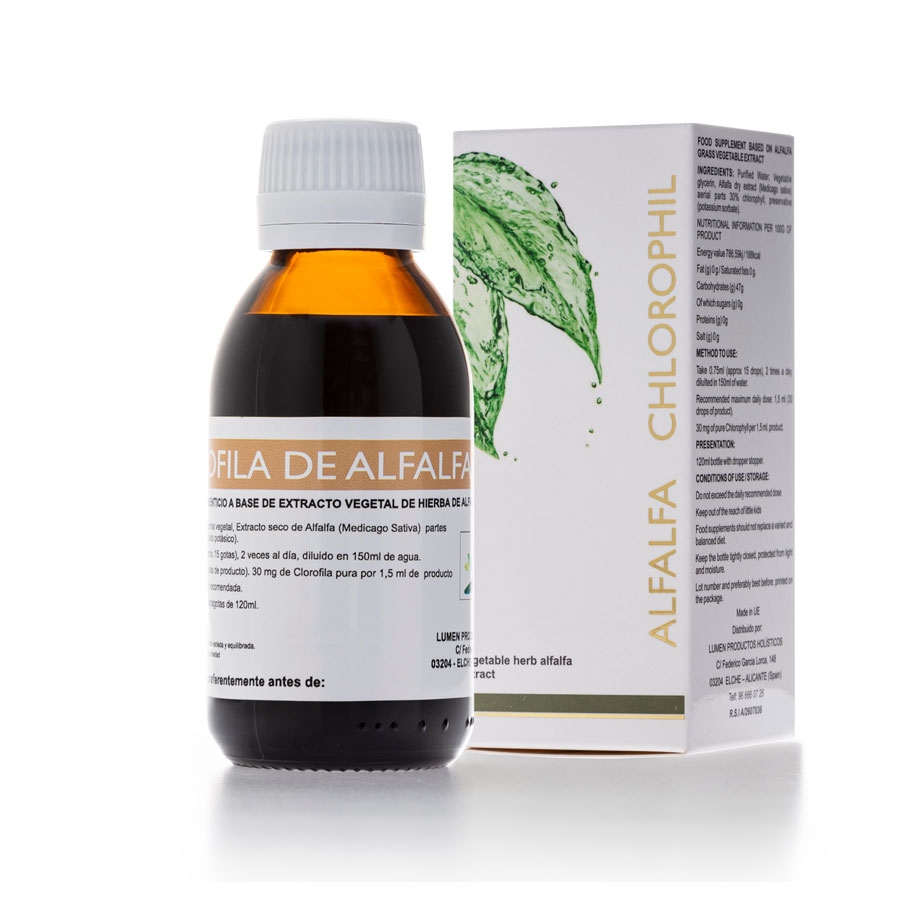 Clorofila de Alfalfa 120 Ml. Lumen