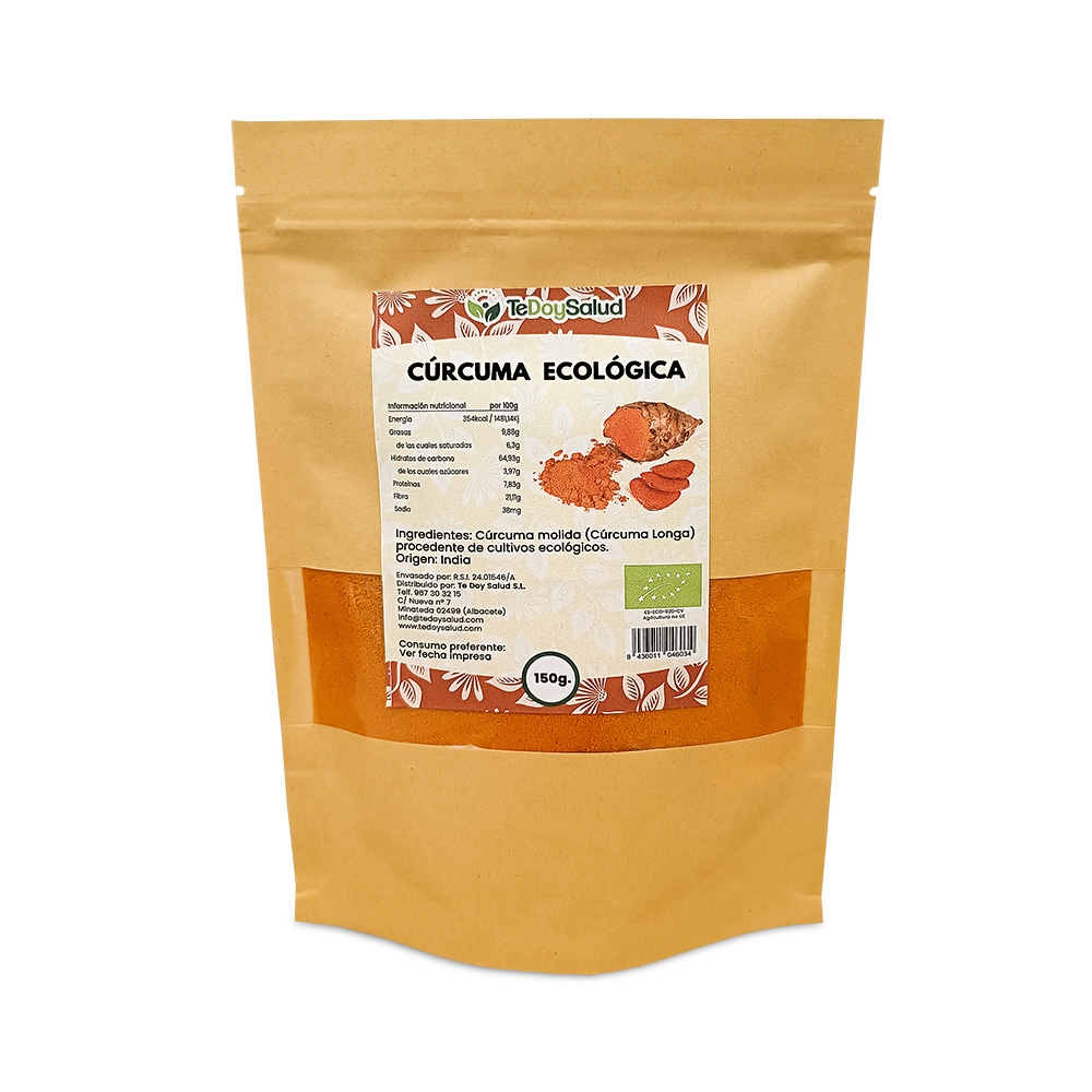 Cúrcuma En Polvo Bio 150 Gr. Tedoysalud