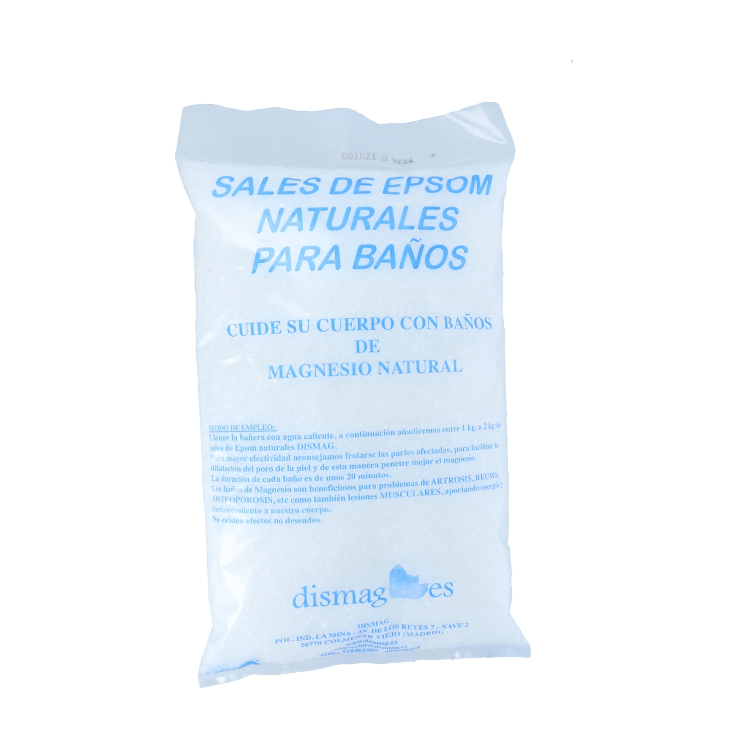 Sales de Epsom Baños 2Kg Dismag