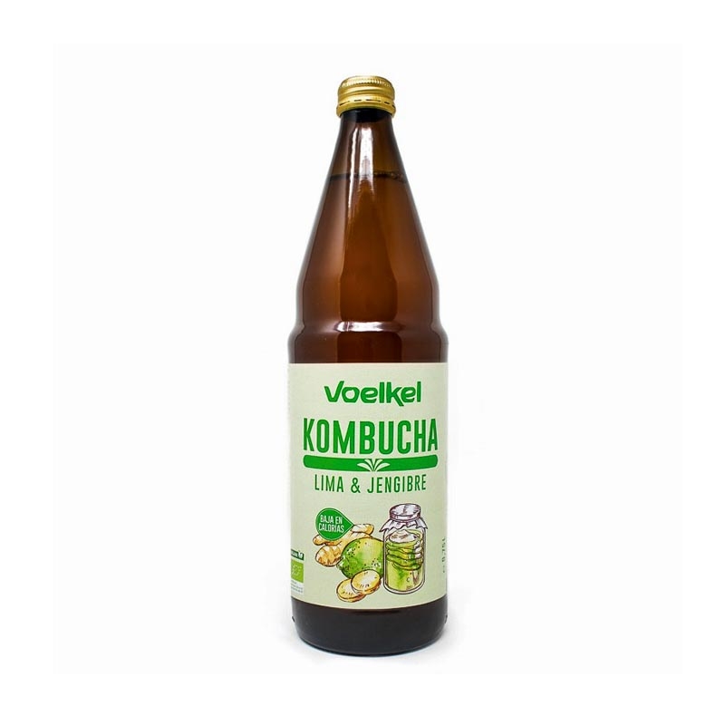 Kombucha Lima y Jengibre Bio 750Ml