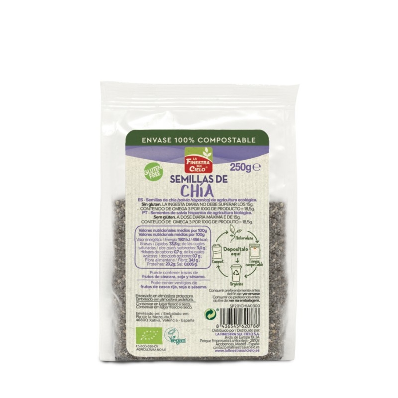 Semillas Chia 250Gr Finestra